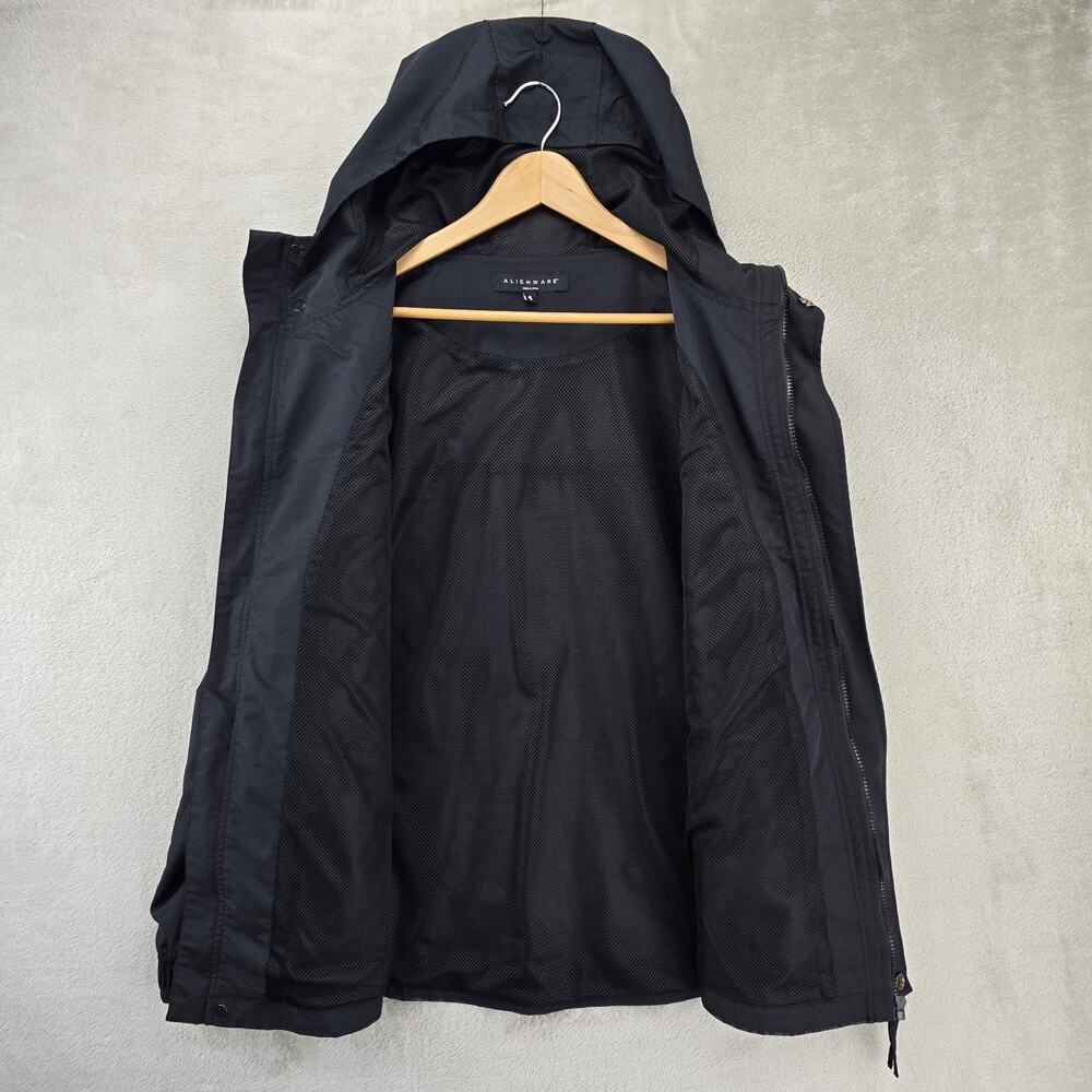 Alienware Windbreaker Jacket Mens Small Black Area 51 Contact Team Gaming AOP - Picture 6 of 11